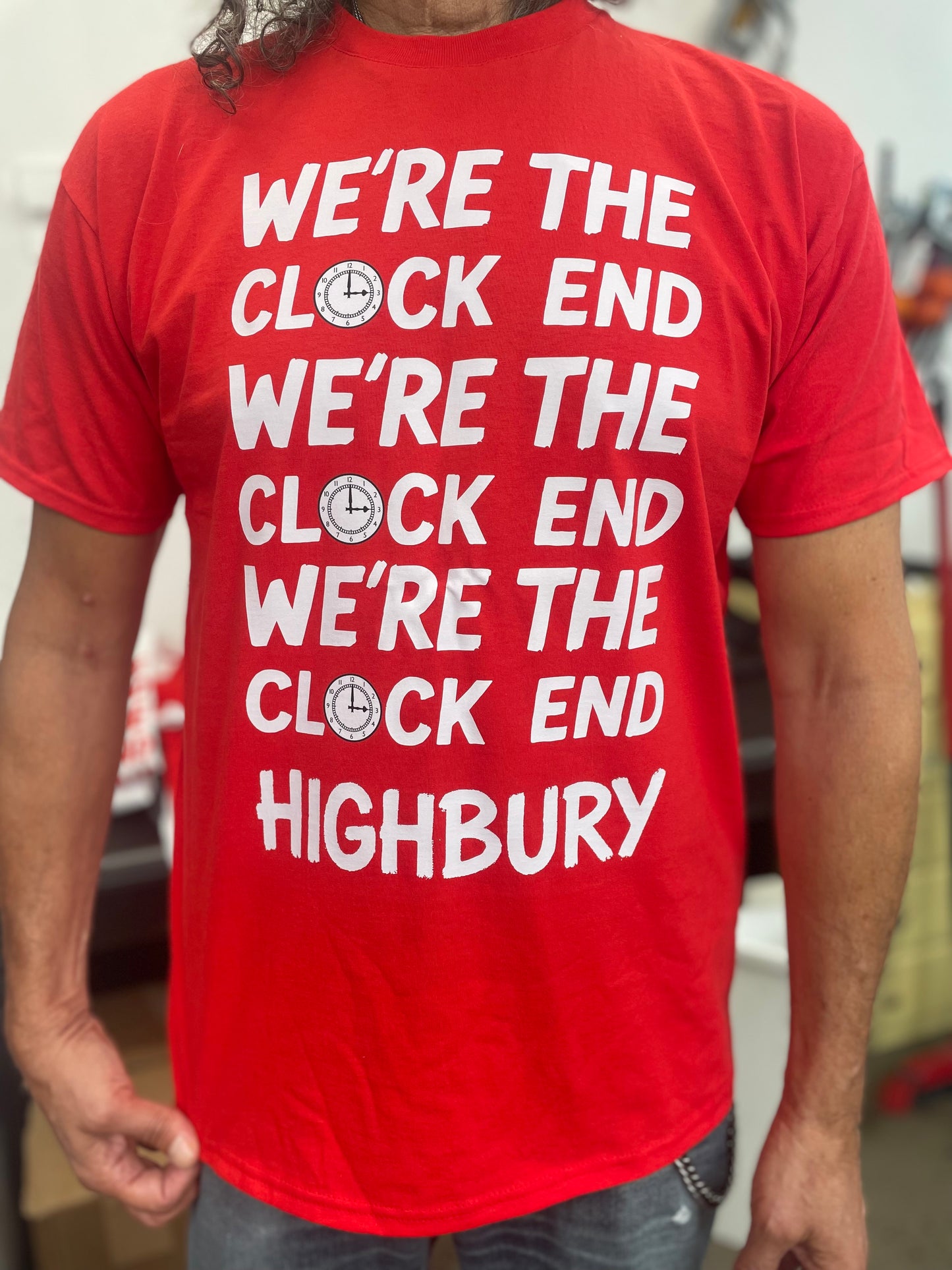 Clock End Tee
